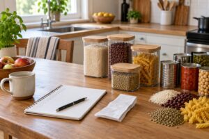 how to stretch a food budget at the end of the month