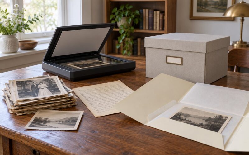 How to Preserve Old Family Documents and Photos (October 2026)