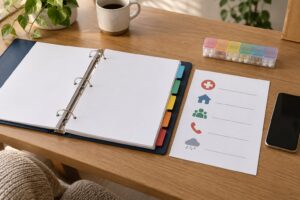 how to organize family health records