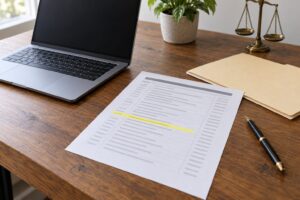 how to read a court docket