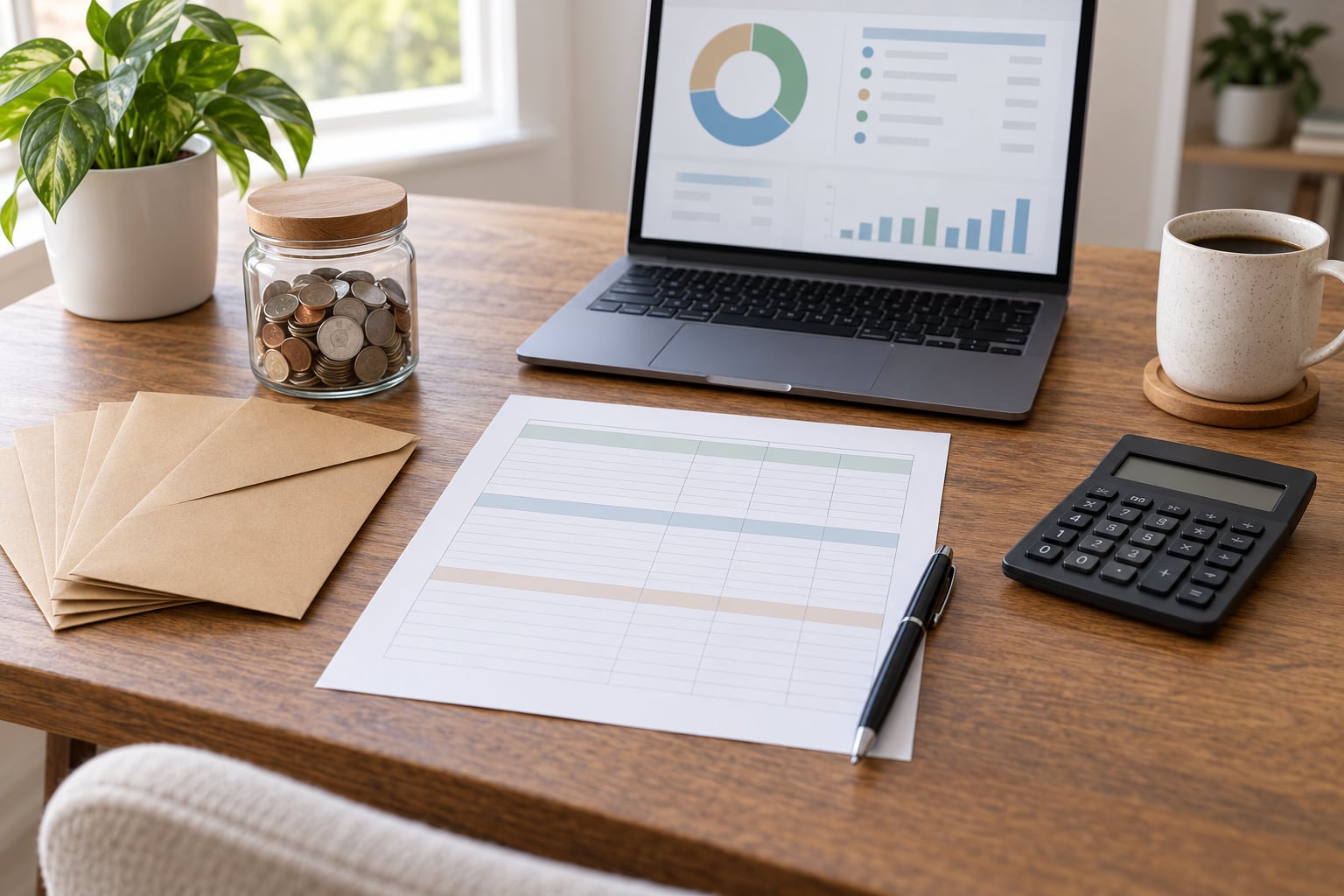 how to make a simple monthly budget that works