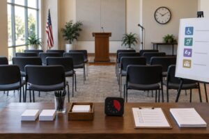 how to plan a town hall meeting