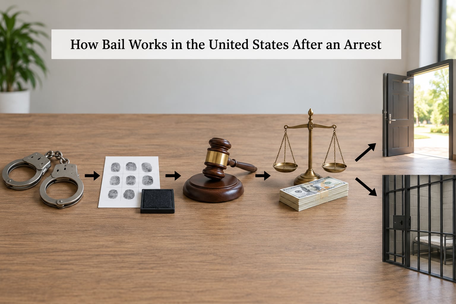 How Bail Works in the United States After an Arrest