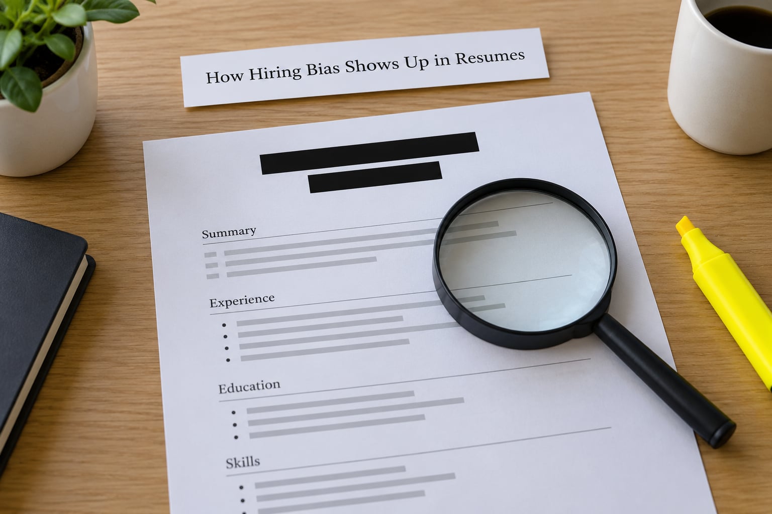 How Hiring Bias Shows Up in Resumes