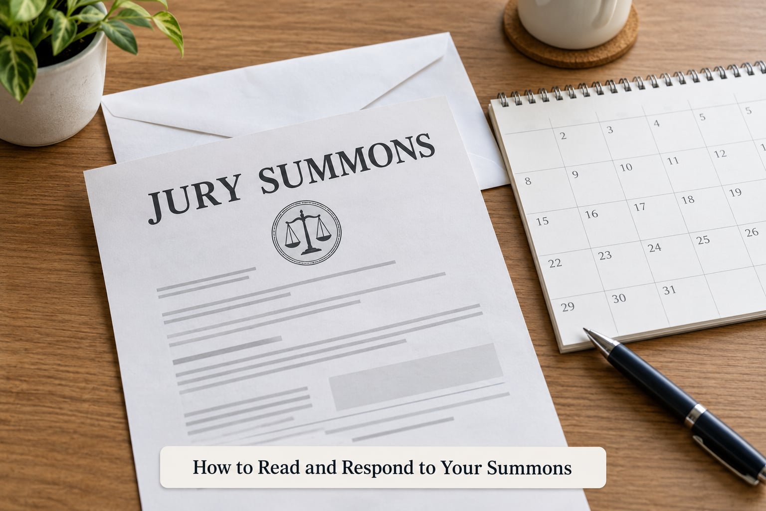 How to Read and Respond to Your Summons