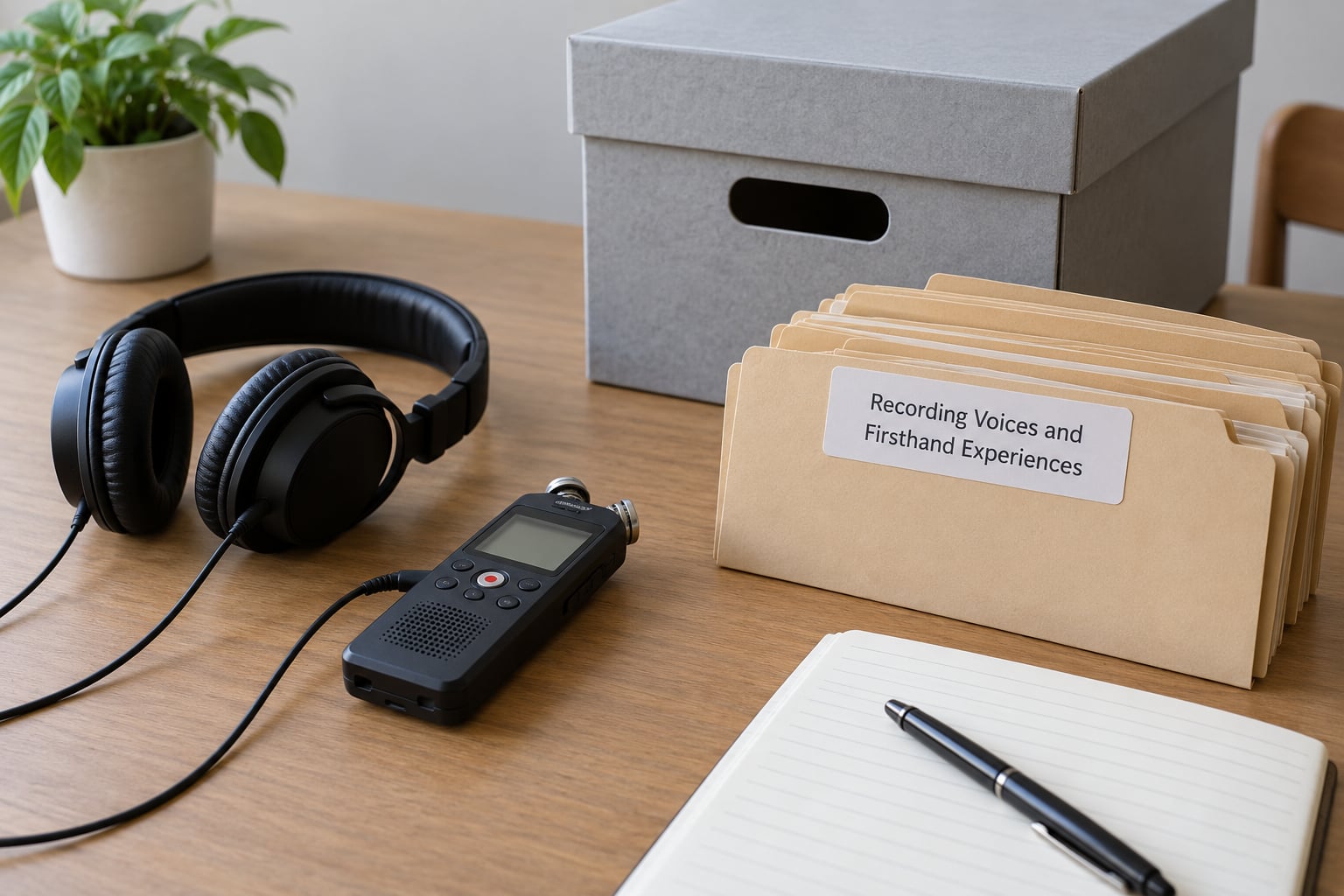 Recording Voices and Firsthand Experiences