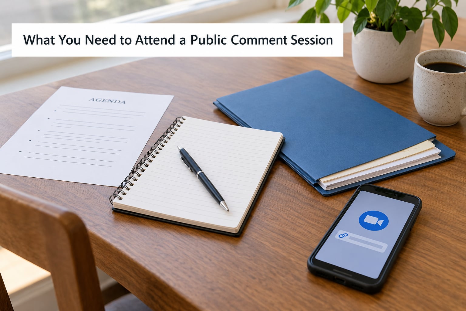 What You Need to Attend a Public Comment Session