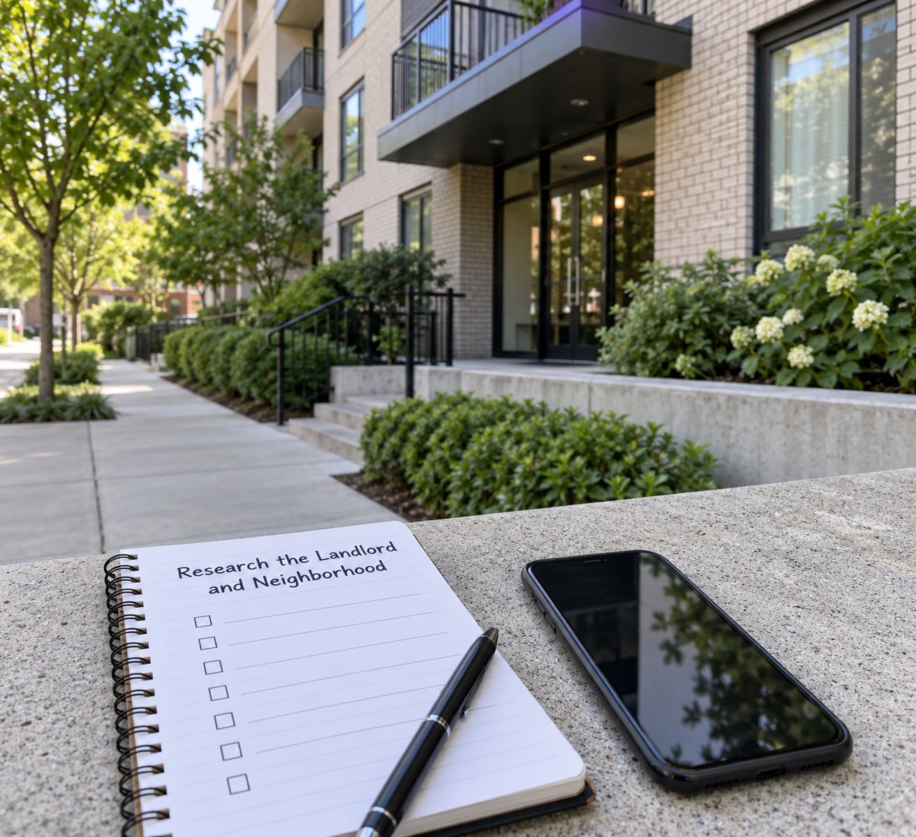 Research the Landlord and Neighborhood