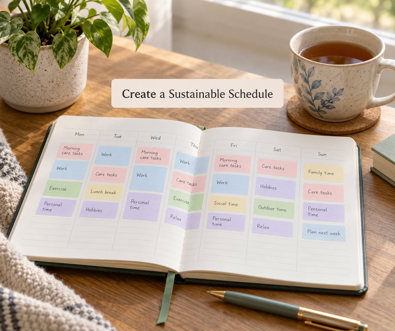Create a Sustainable Schedule