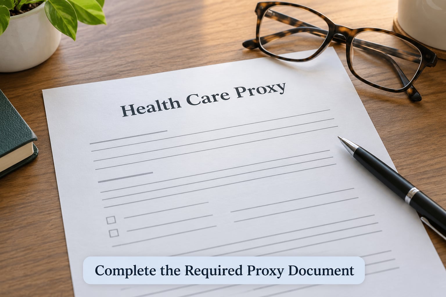 Complete the Required Proxy Document