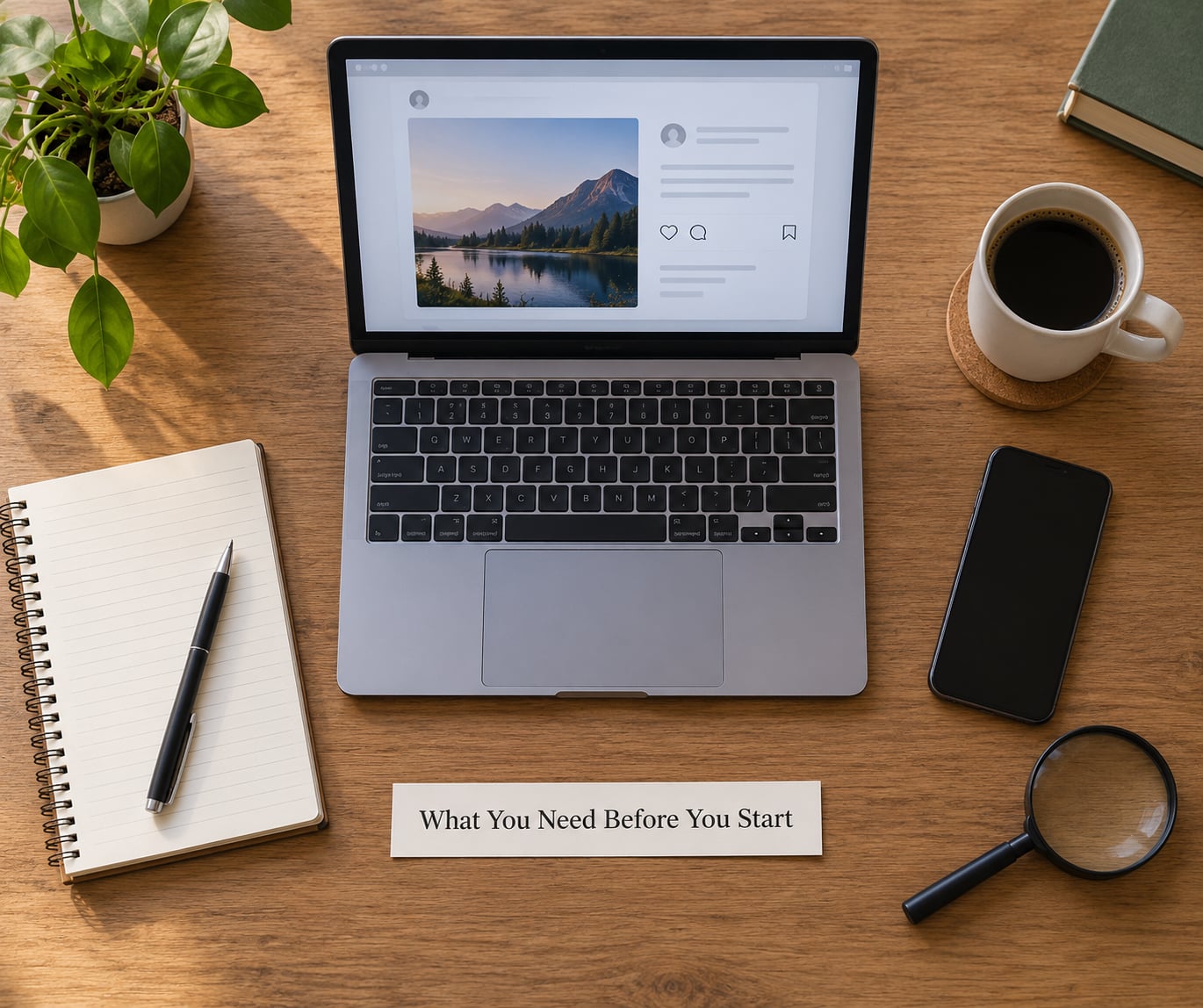 What You Need Before You Start