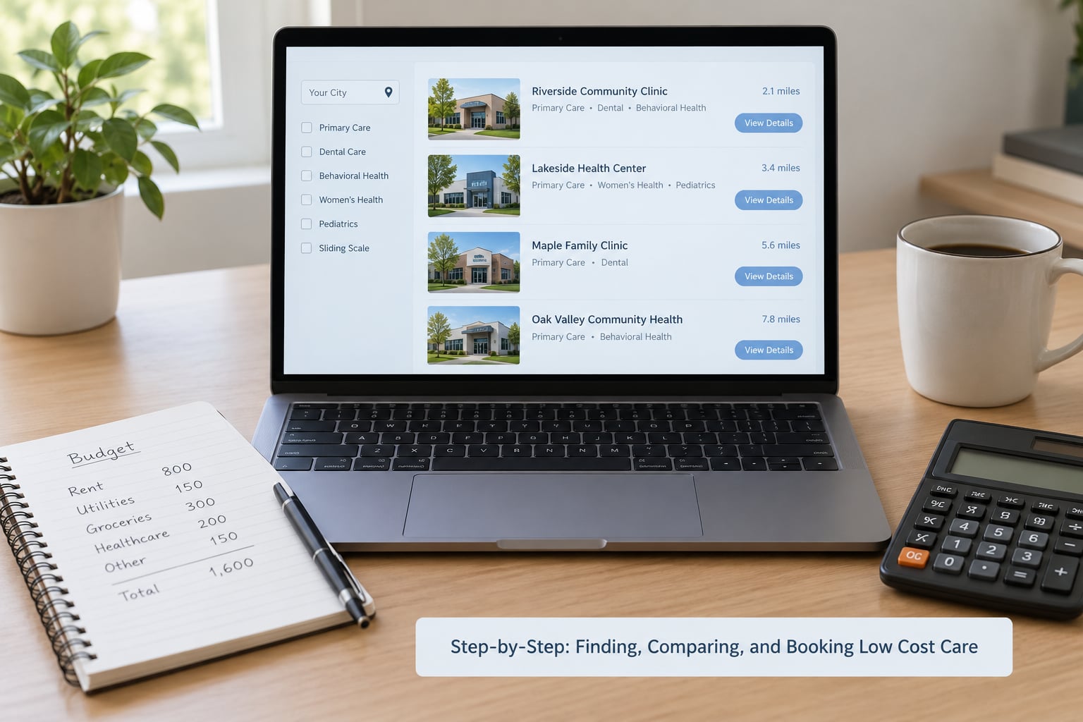 Step-by-Step: Finding, Comparing, and Booking Low Cost Care