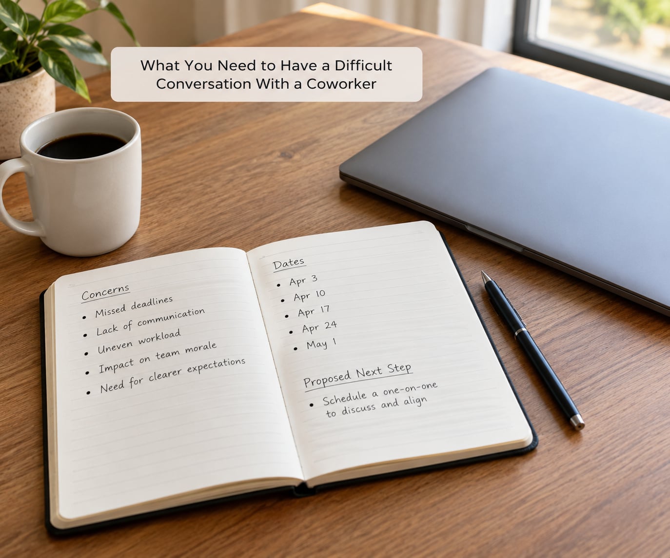 What You Need to Have a Difficult Conversation With a Coworker