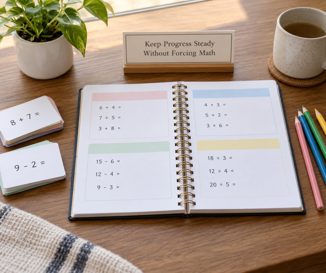 Keep Progress Steady Without Forcing Math