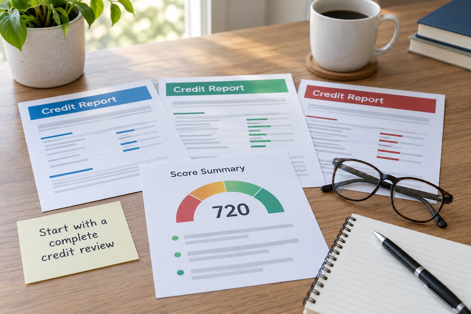 Start with a complete credit review