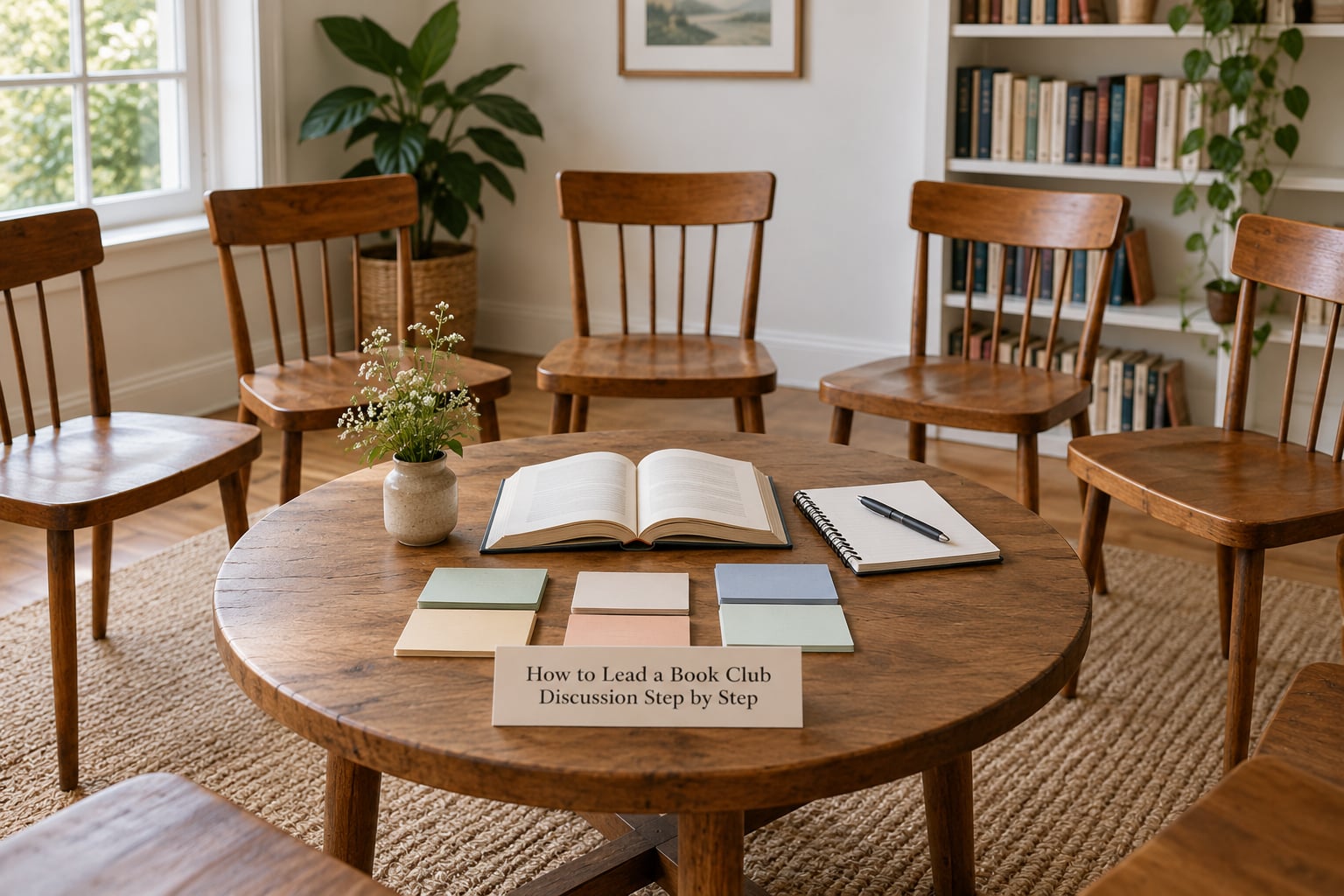 How to Lead a Book Club Discussion Step by Step