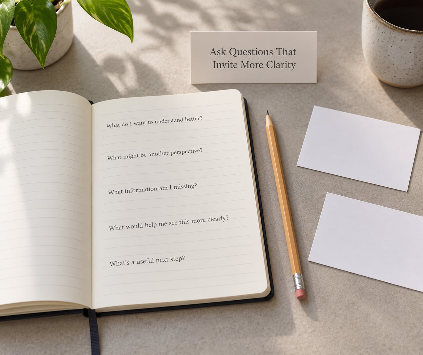 Ask Questions That Invite More Clarity
