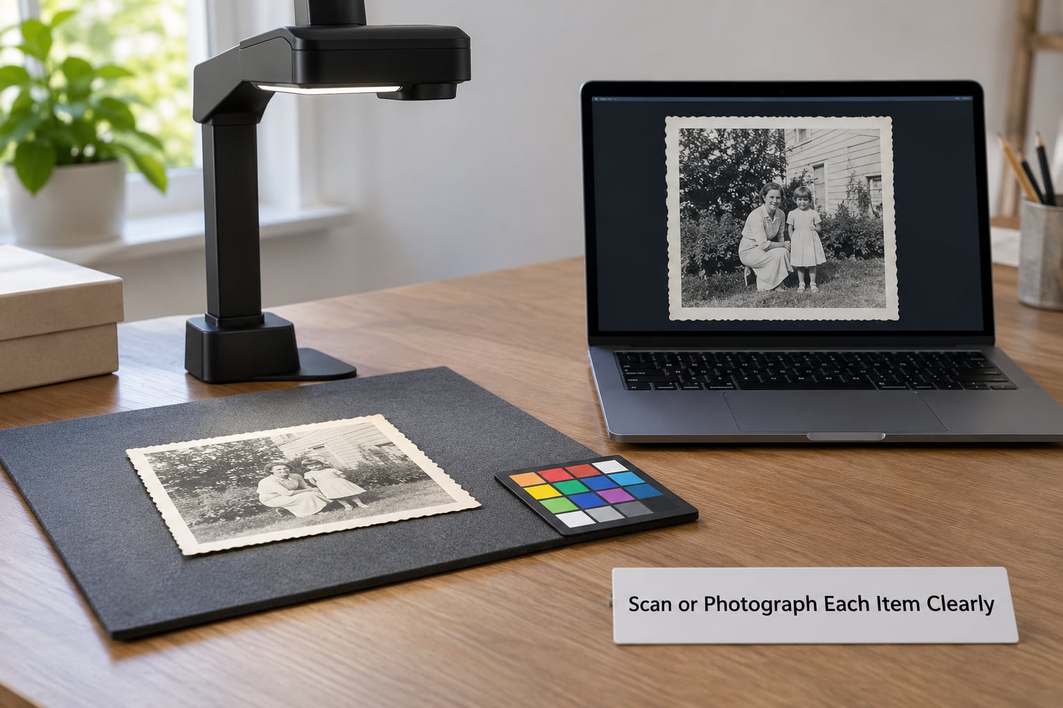 Scan or Photograph Each Item Clearly