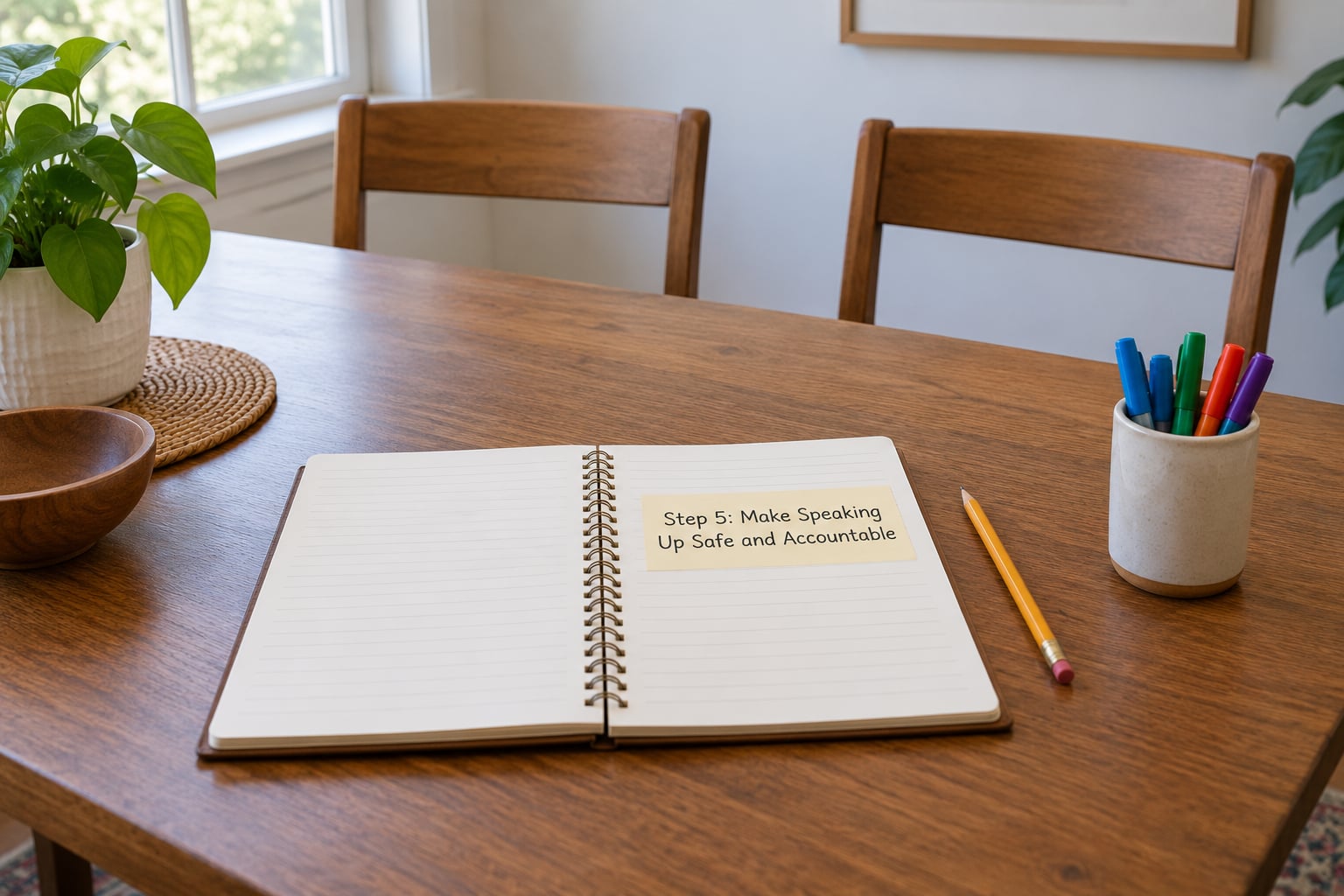 Step 5: Make Speaking Up Safe and Accountable