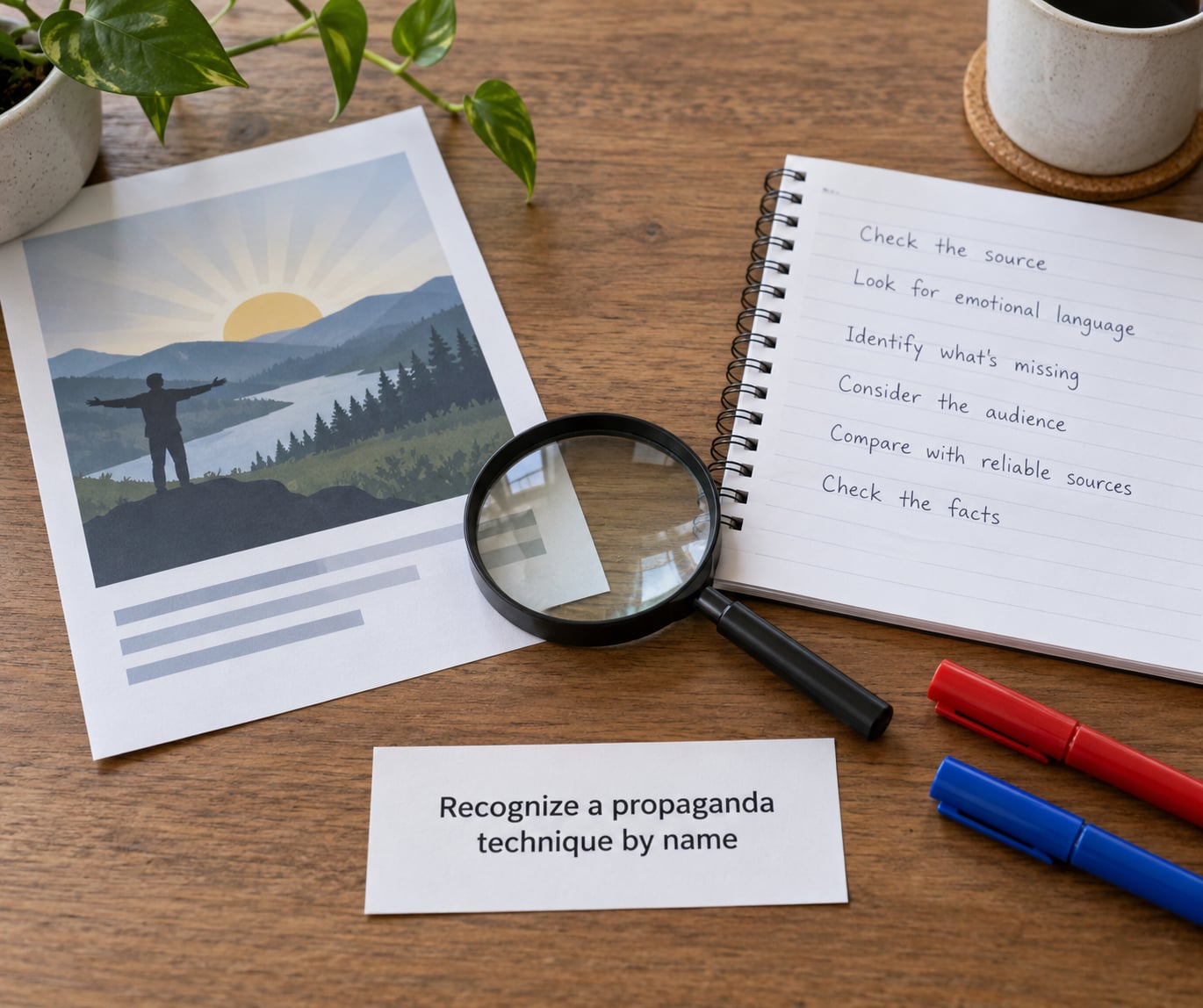 Recognize a propaganda technique by name