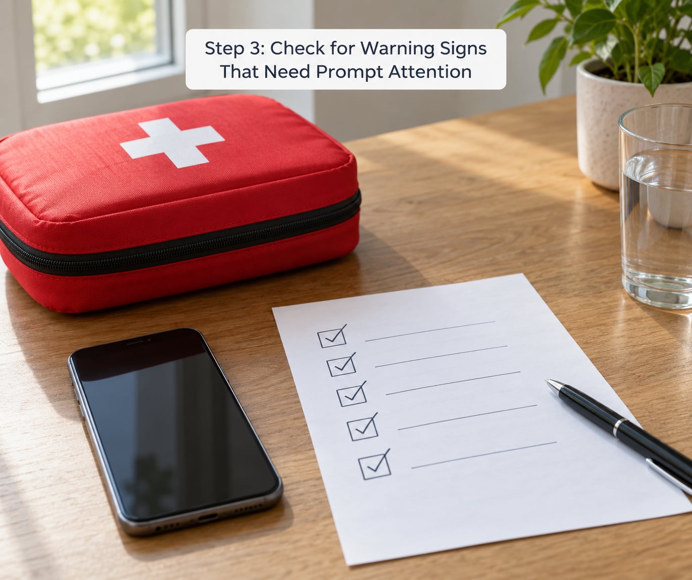 Step 3: Check for Warning Signs That Need Prompt Attention