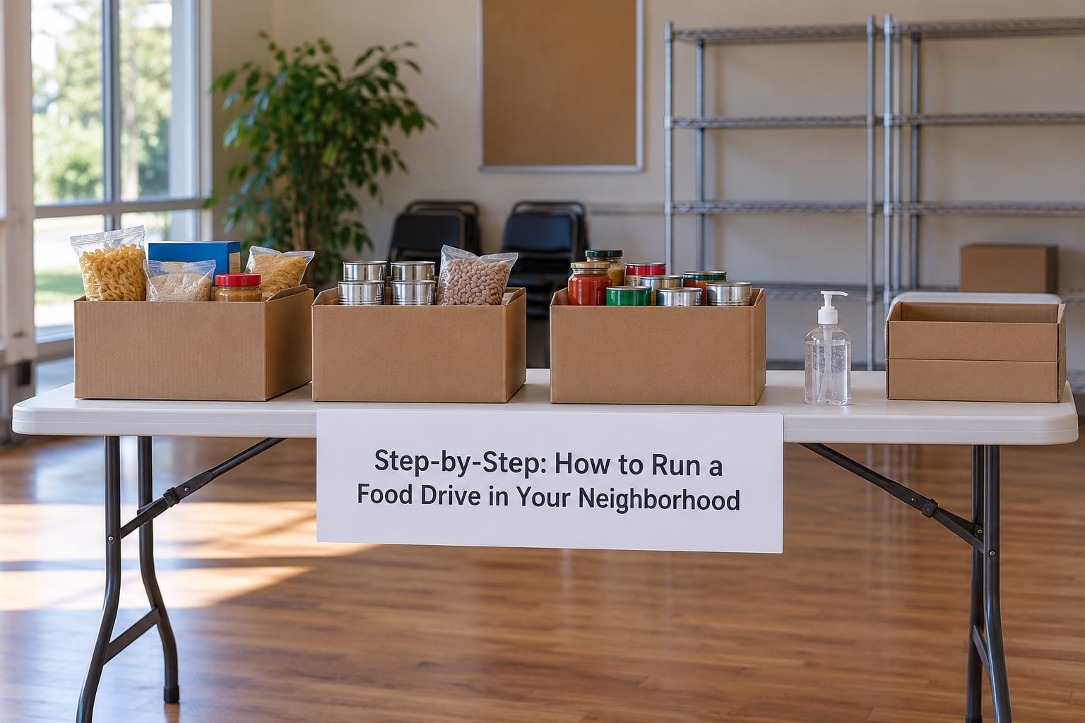 Step-by-Step: How to Run a Food Drive in Your Neighborhood