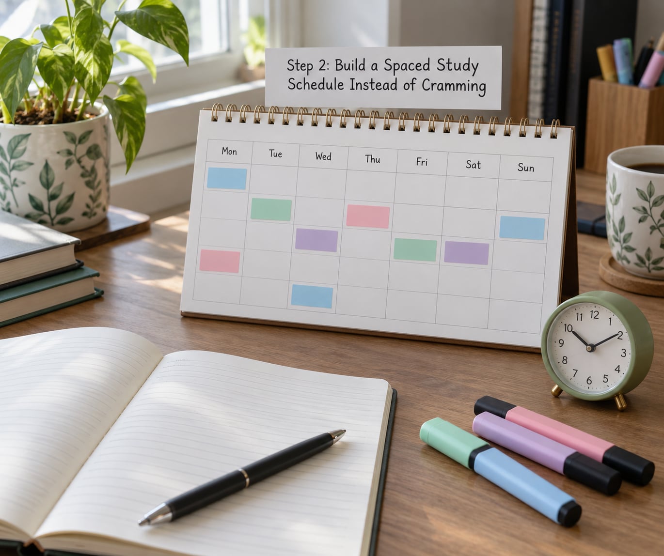 Step 2: Build a Spaced Study Schedule Instead of Cramming
