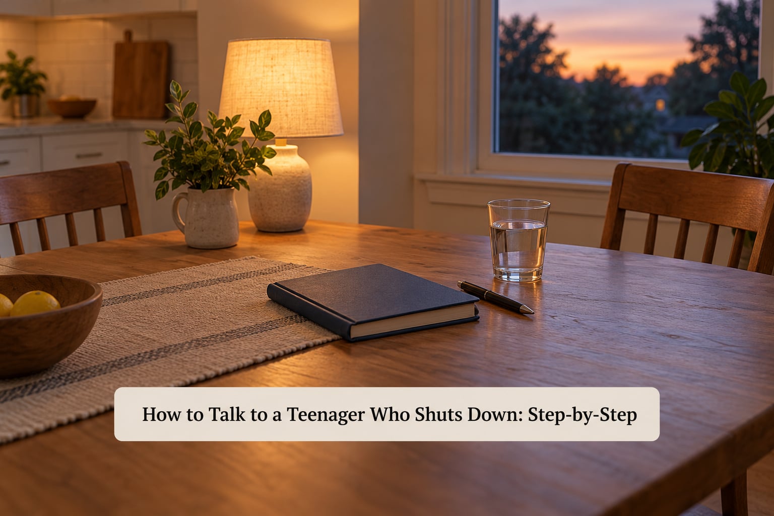 How to Talk to a Teenager Who Shuts Down: Step-by-Step