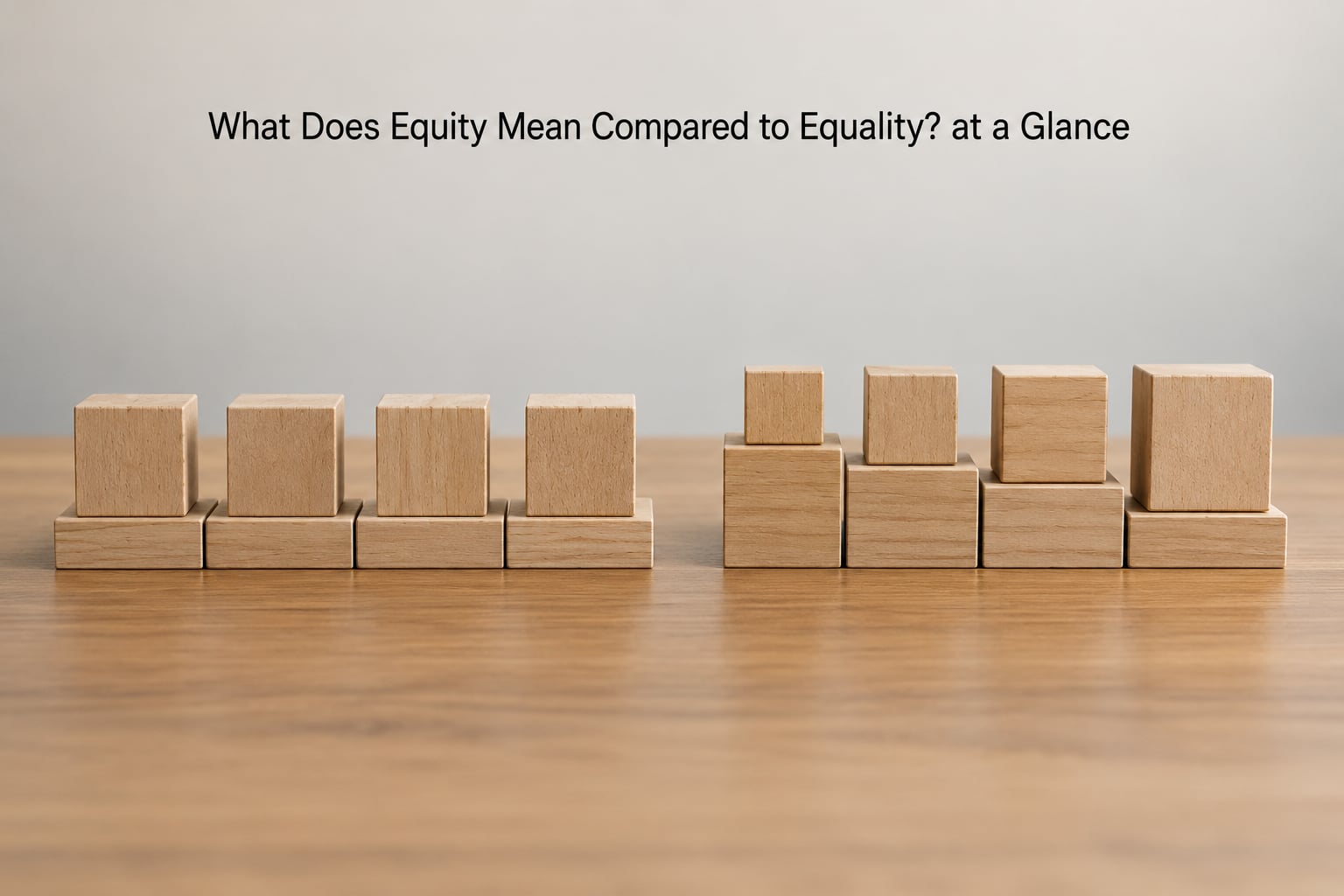 What Does Equity Mean Compared to Equality? at a Glance