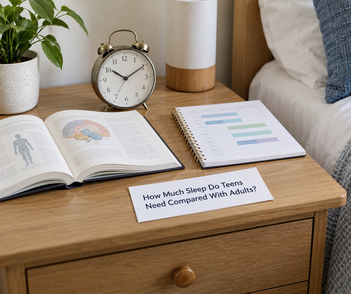 How Much Sleep Do Teens Need Compared With Adults?
