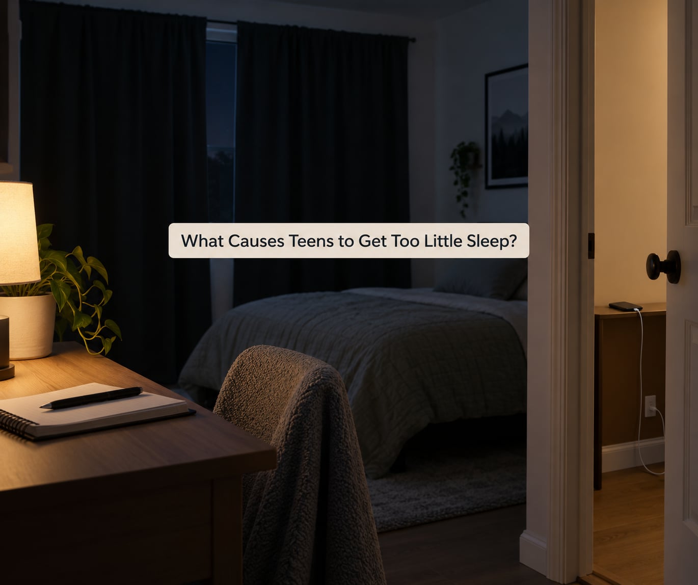 What Causes Teens to Get Too Little Sleep?